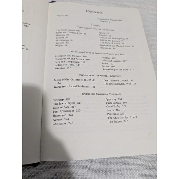 Singing the Living Tradition Pew Edition by Unitarian Universalist 1st Ed 1993 - Picture 8 of 12